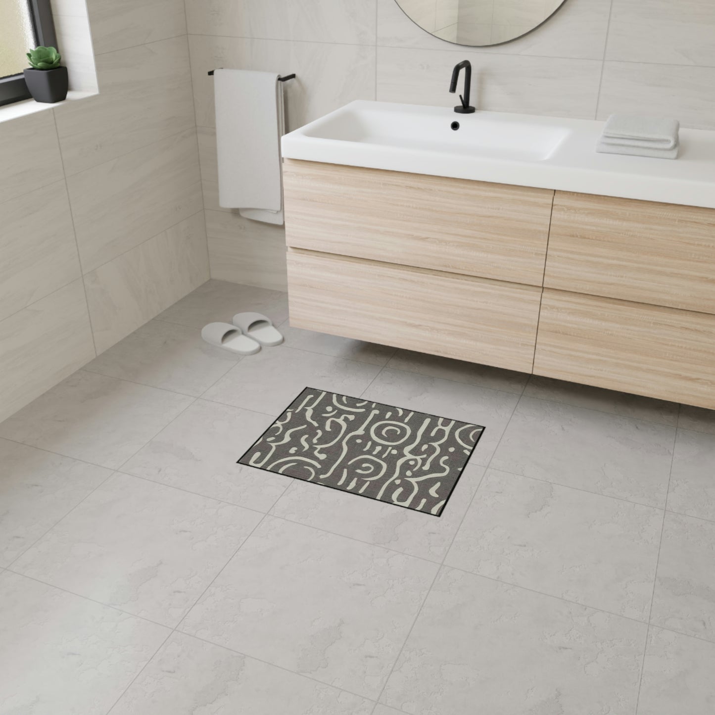 Heavy Duty Floor Mat - Lines
