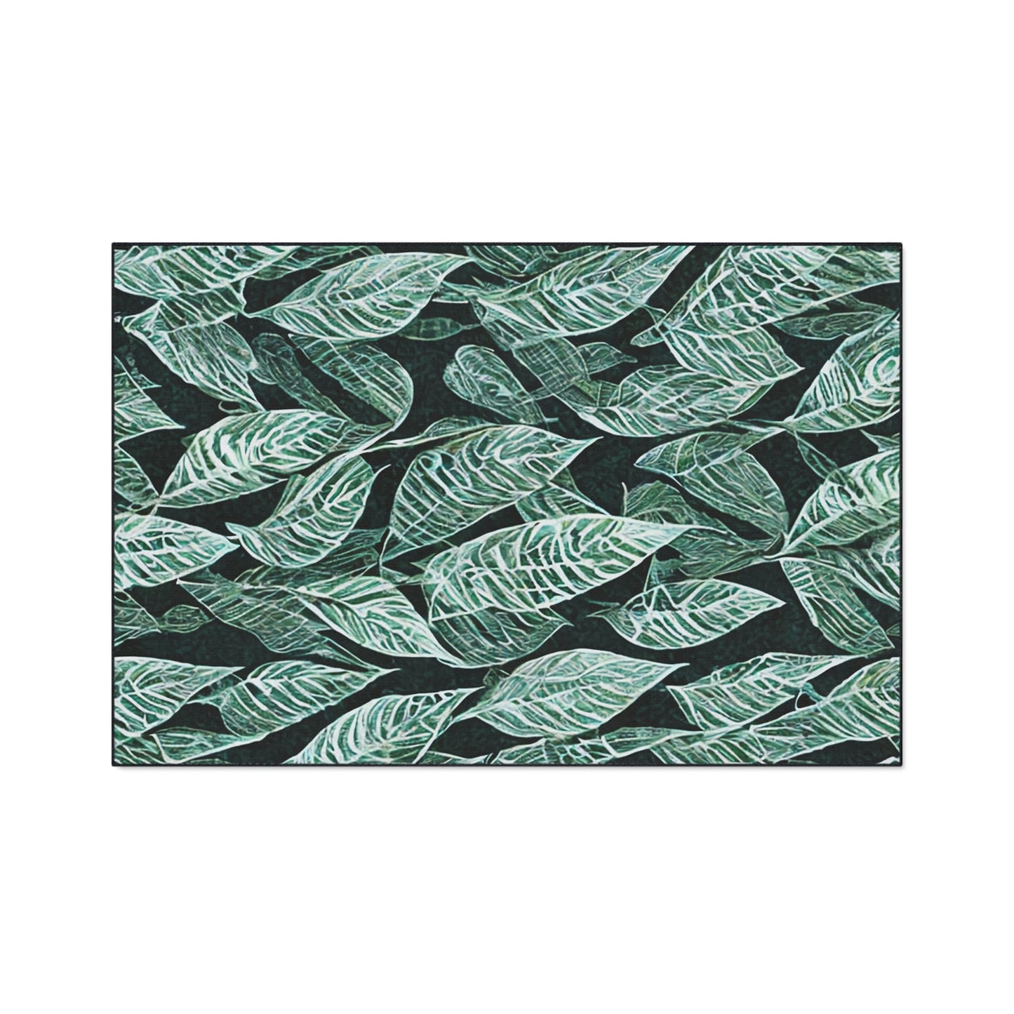 Heavy Duty Floor Mat - Leafy Pattern