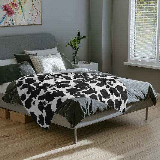 Minky Throw Blanket - Cattle Drive
