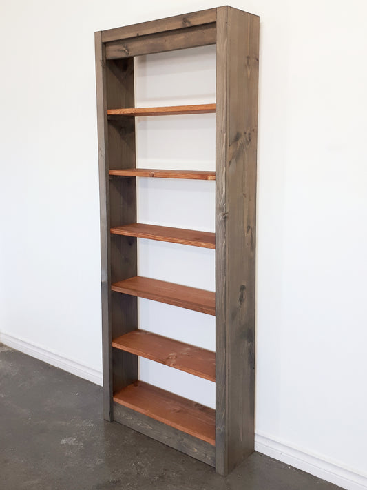 Solid Wood Bookshelf - Set of Two