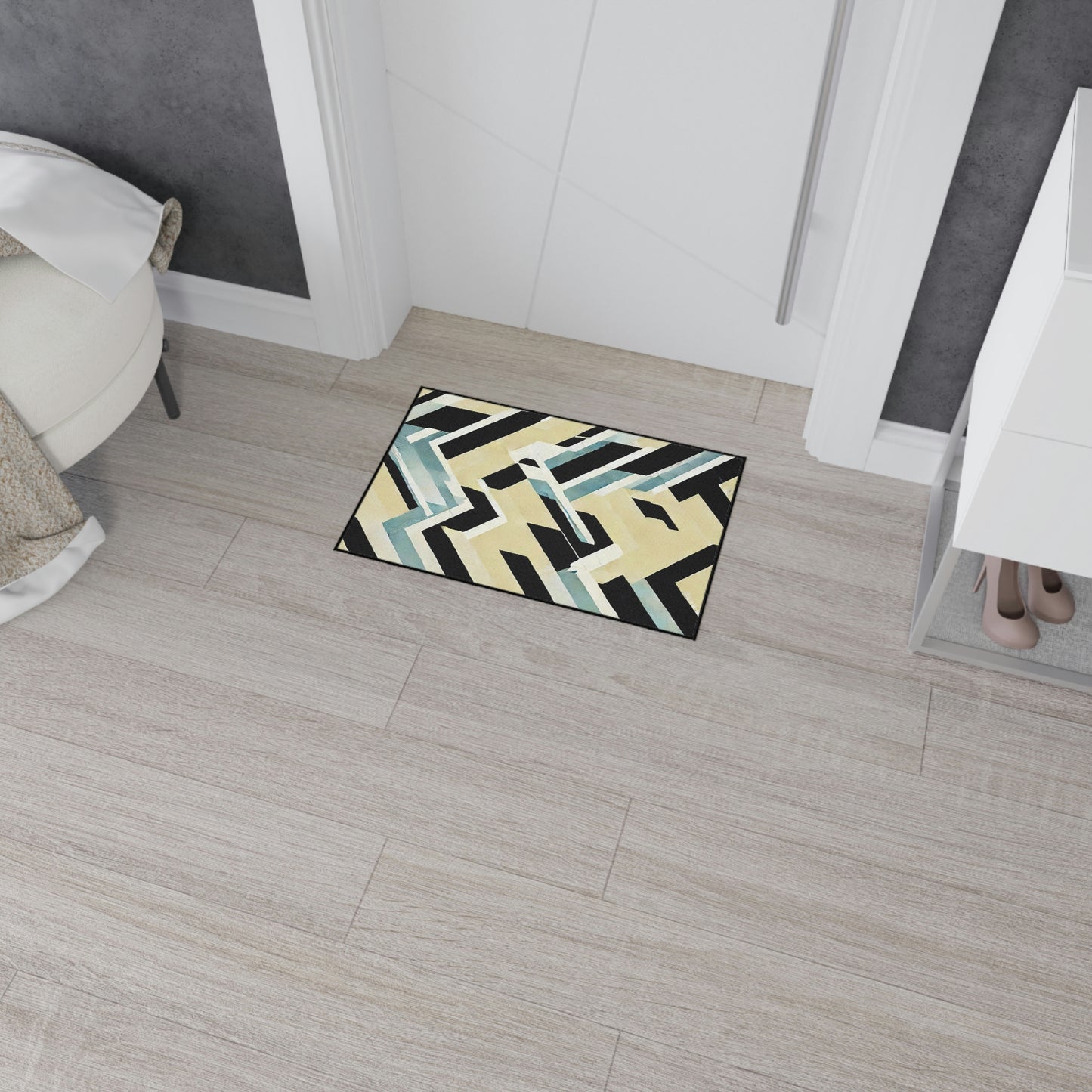 Heavy Duty Floor Mat - Chevrons
