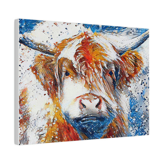 Highland Steer - Canvas Print