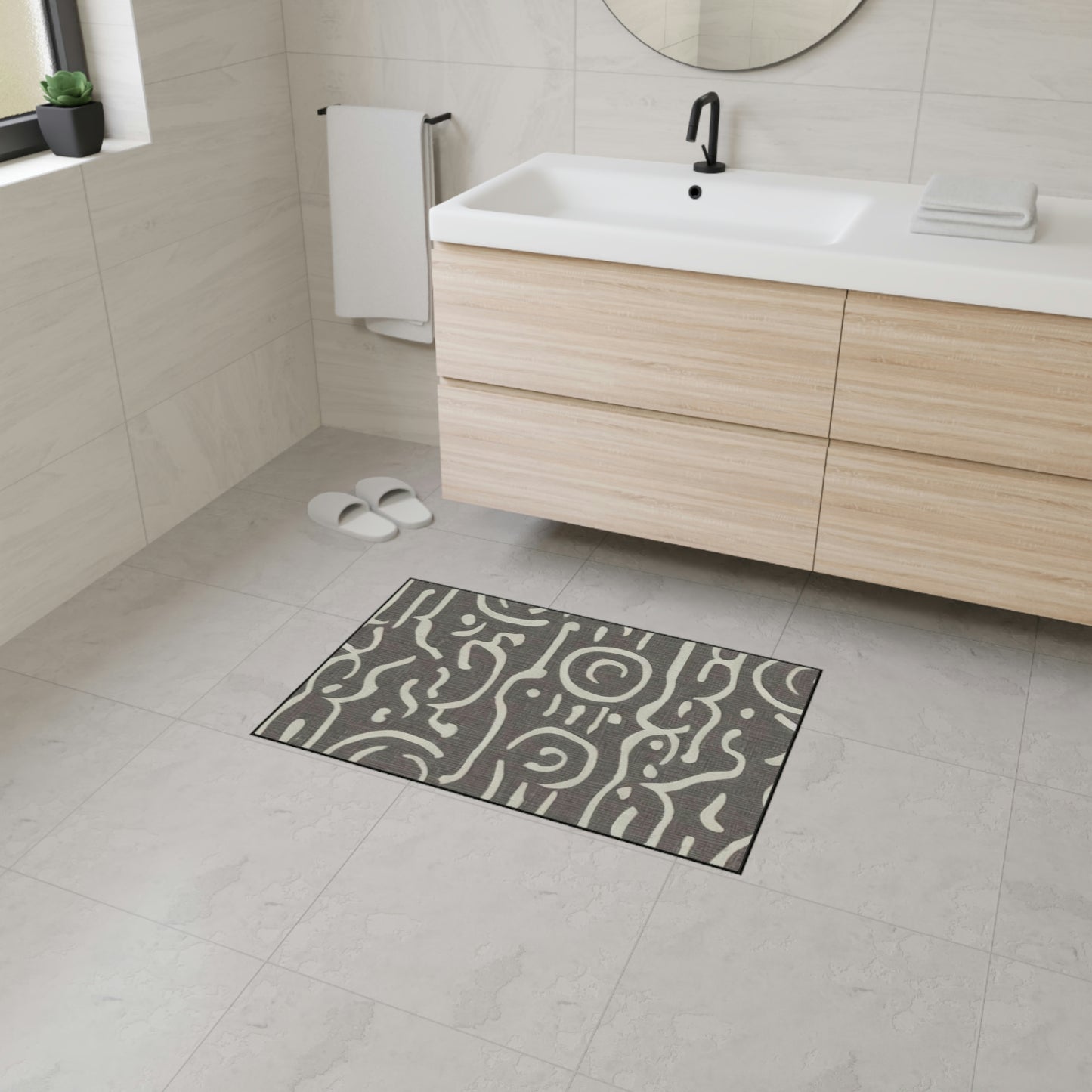 Heavy Duty Floor Mat - Lines