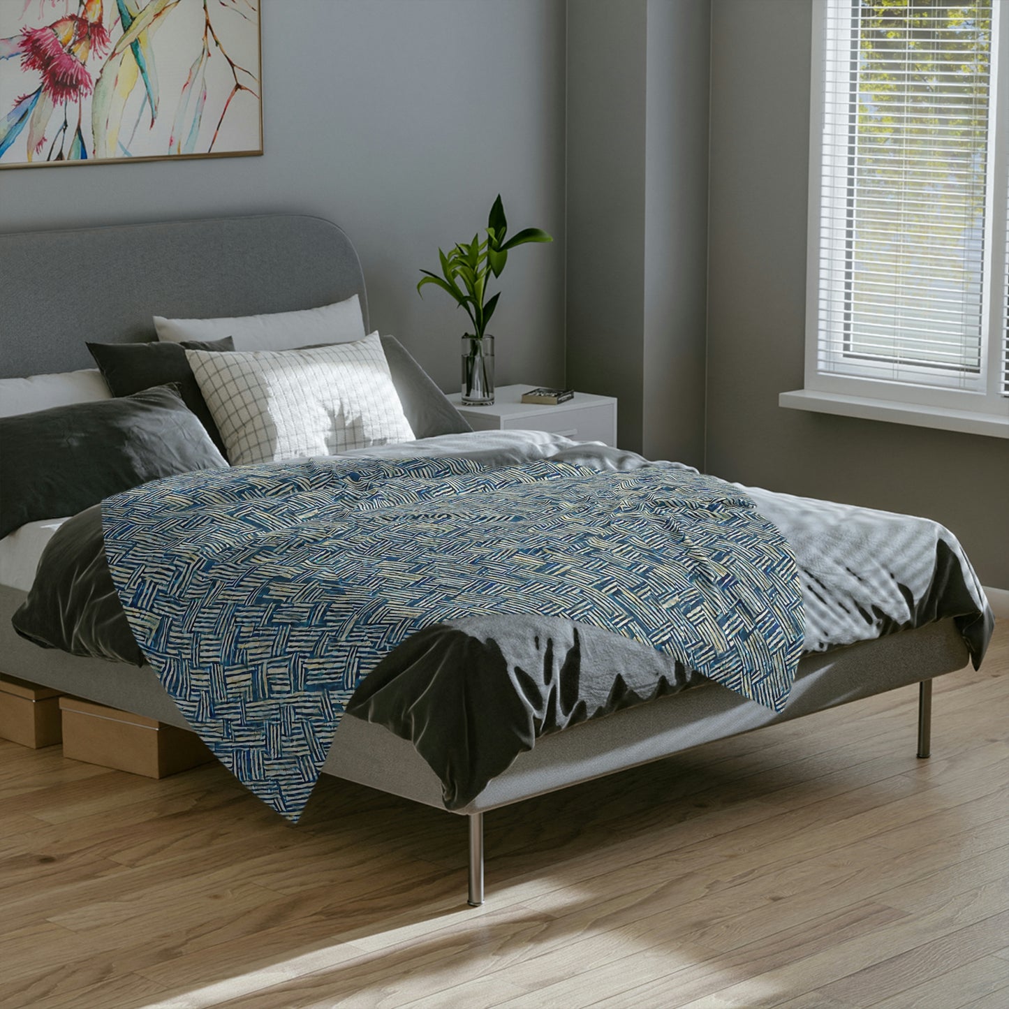 Minky Throw Blanket - Weave