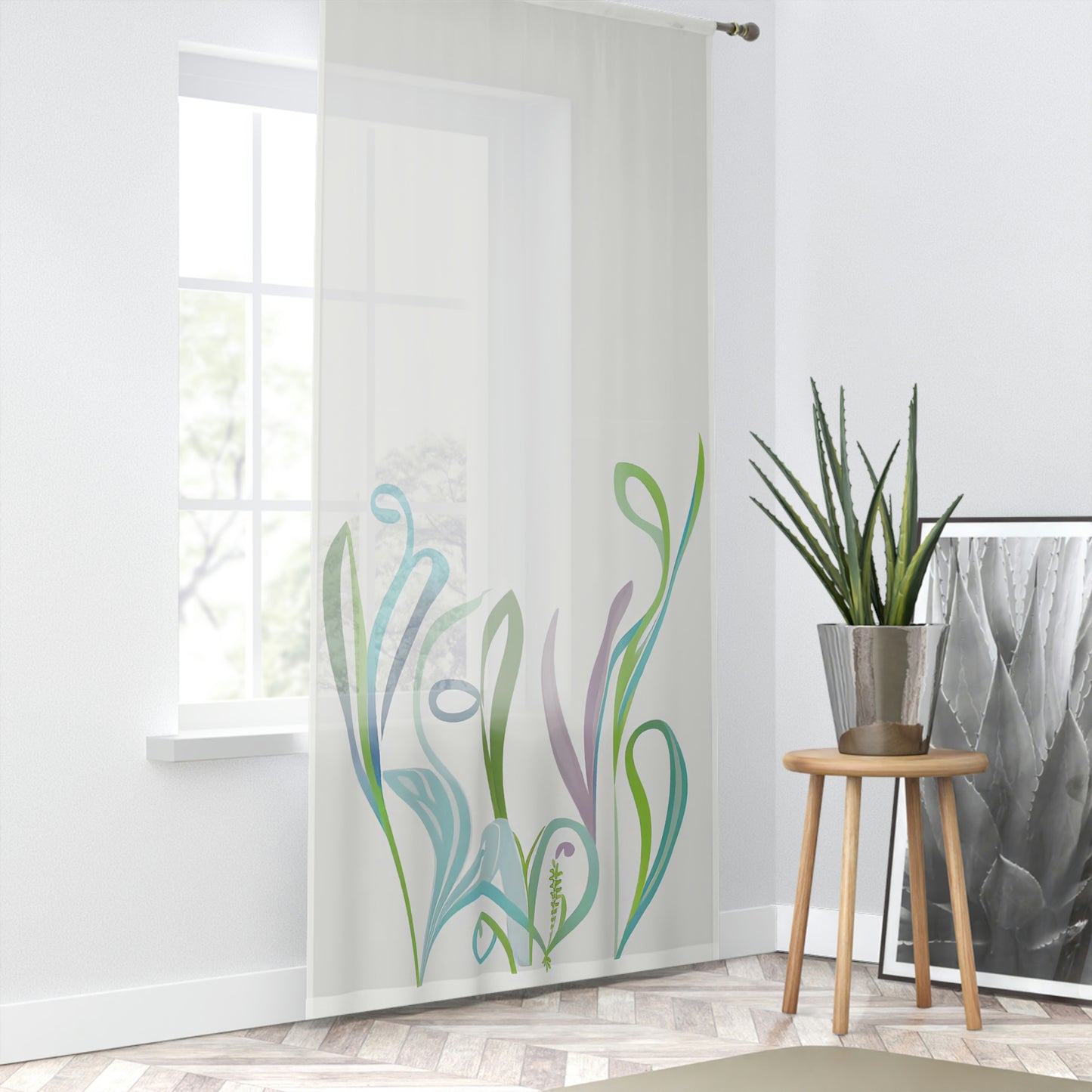 Window Curtain - Plant Design