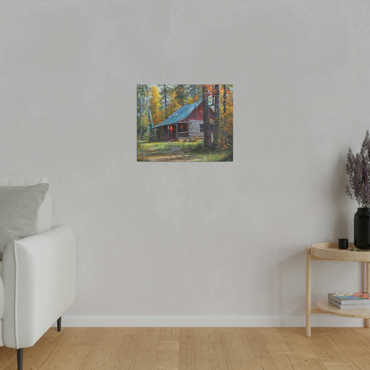 Mountain Cabin - Canvas Print