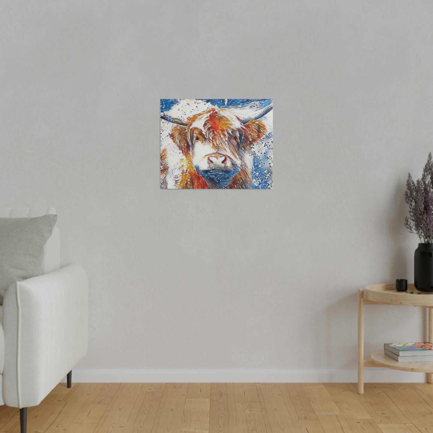 Highland Steer - Canvas Print