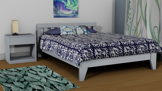 Low Profile Platform Bed - The Chambly