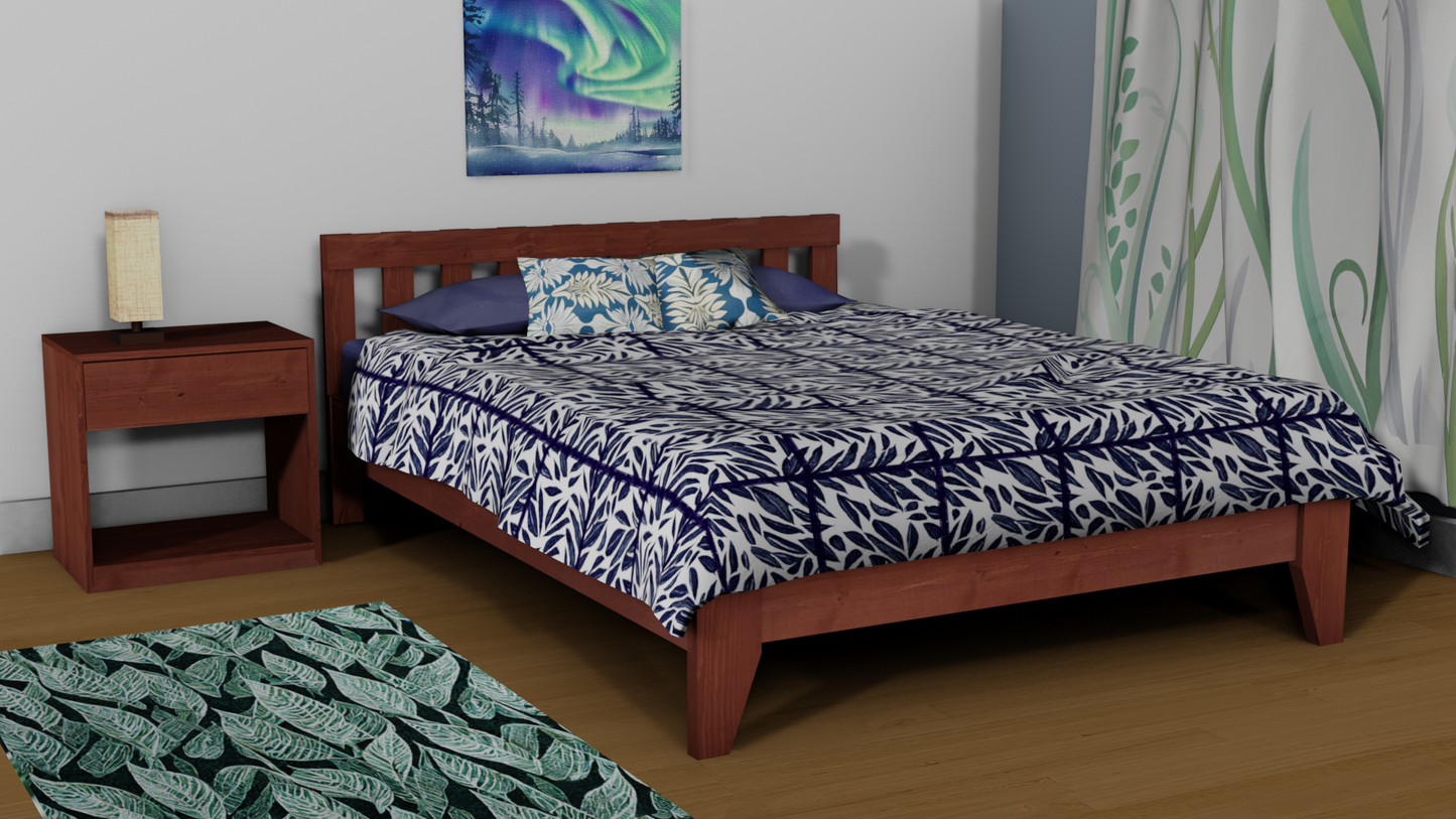 Low Profile Platform Bed - The Chambly