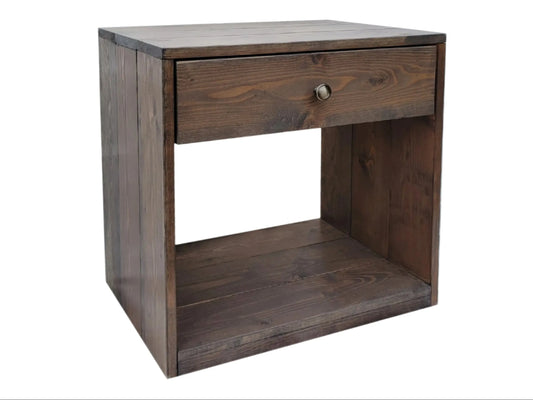 Solid Wood, Modern Country Nightstand