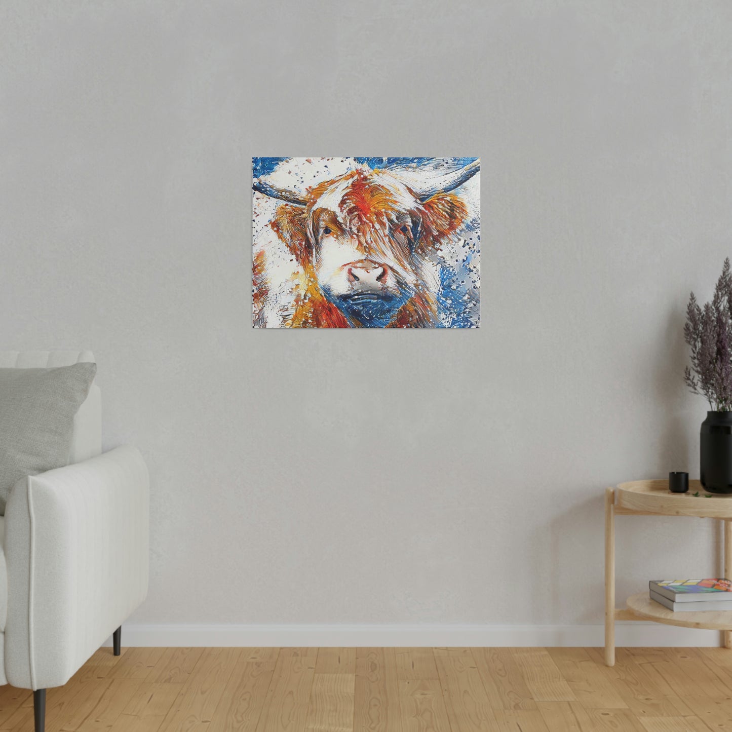 Highland Steer - Canvas Print