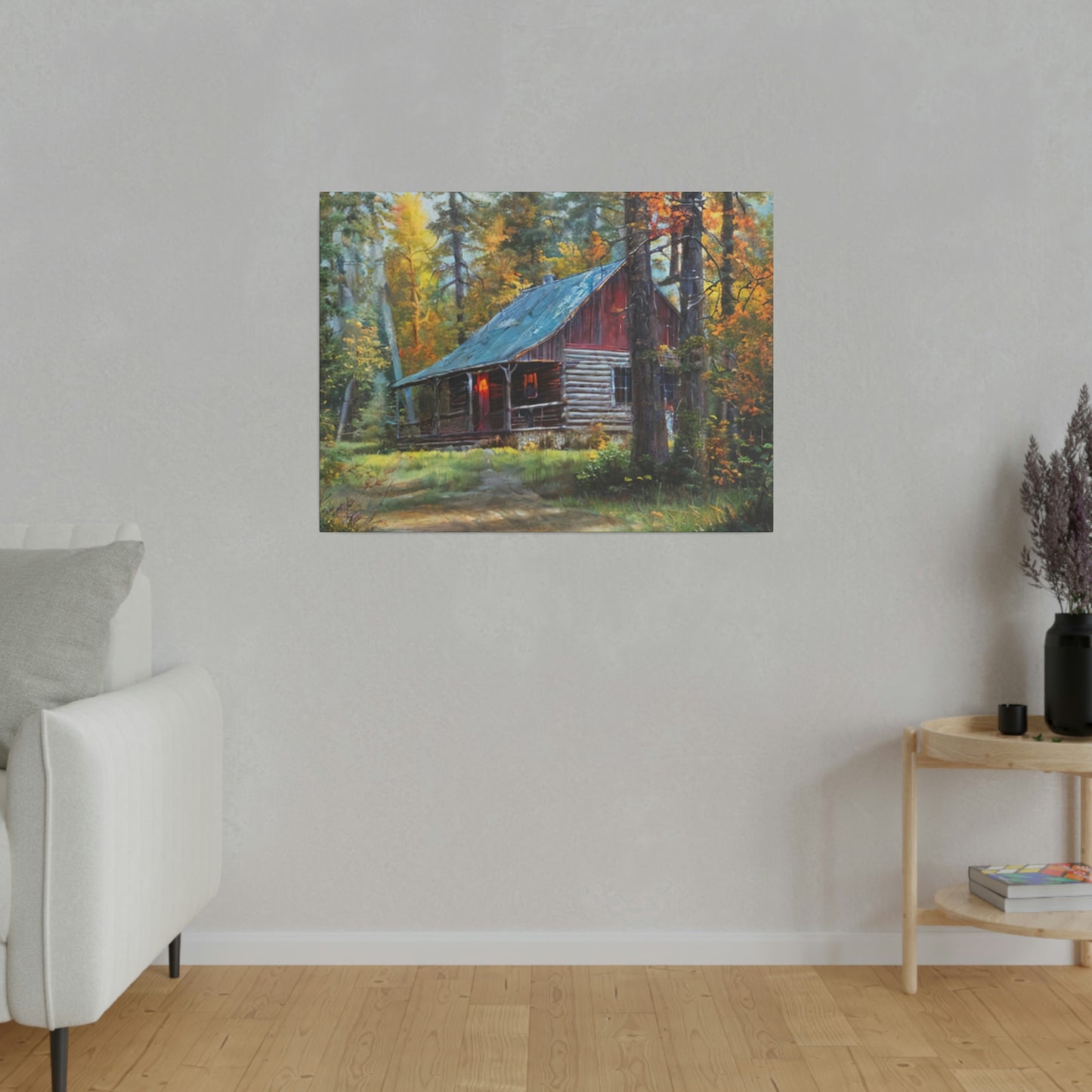 Mountain Cabin - Canvas Print