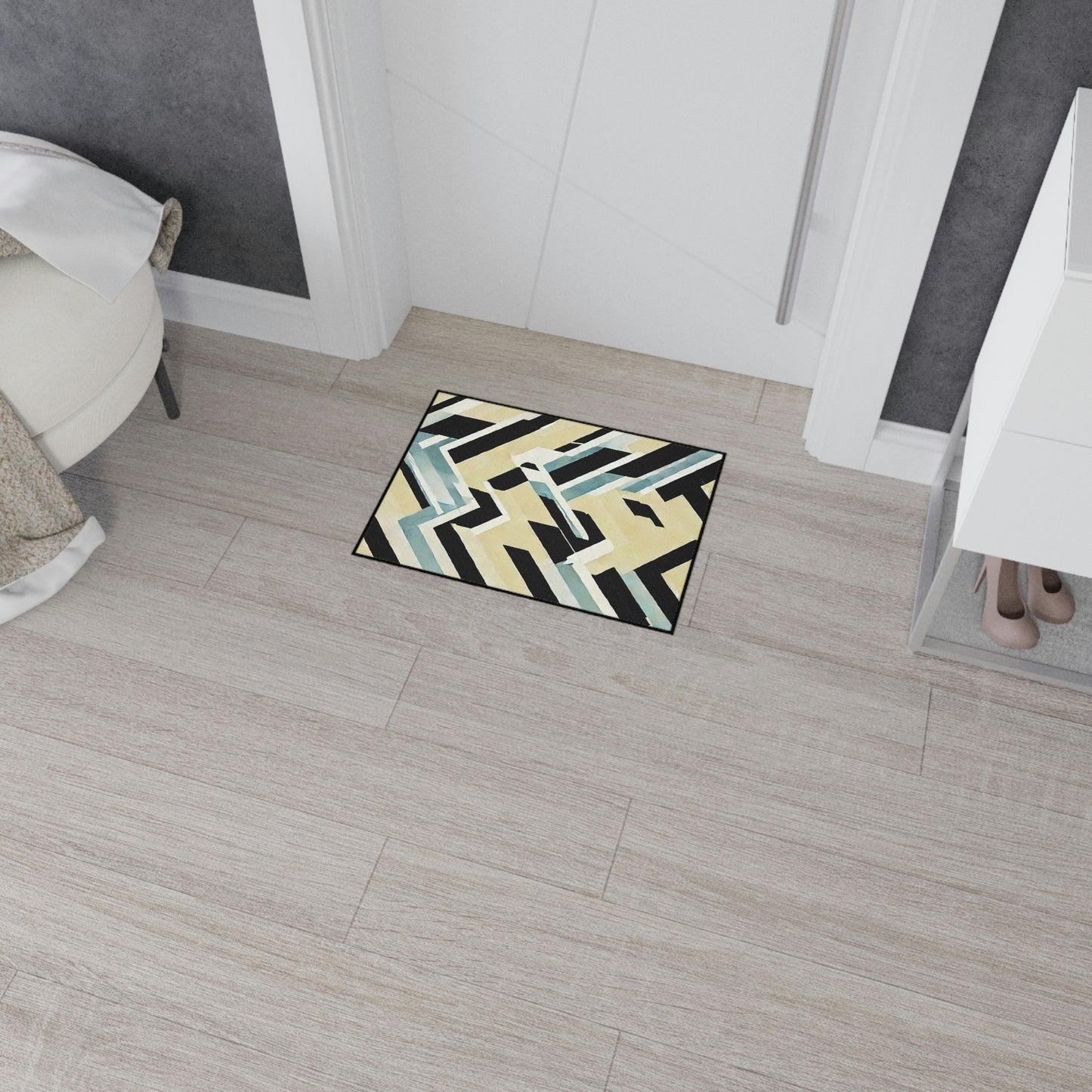 Heavy Duty Floor Mat - Chevrons