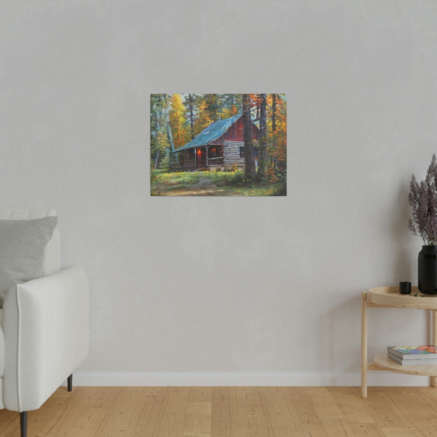 Mountain Cabin - Canvas Print