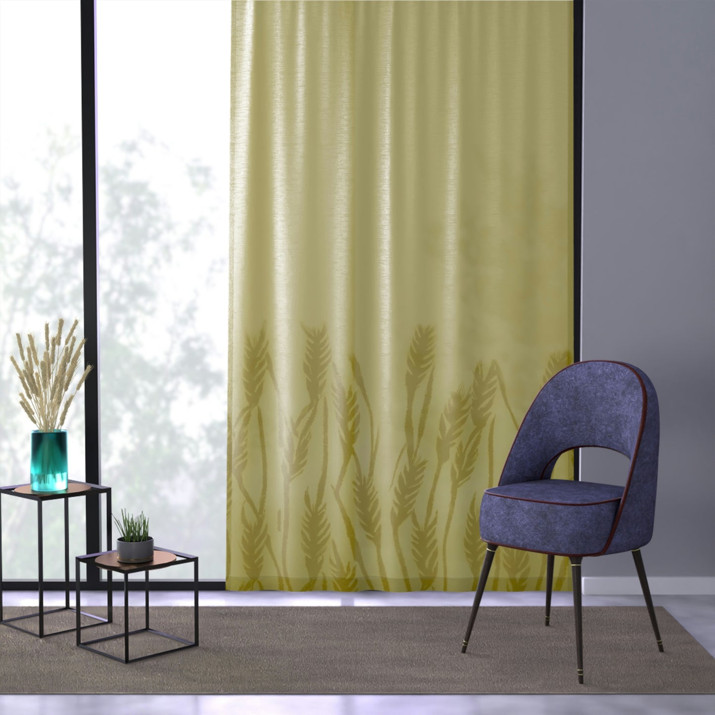 Window Curtain - Modern Country