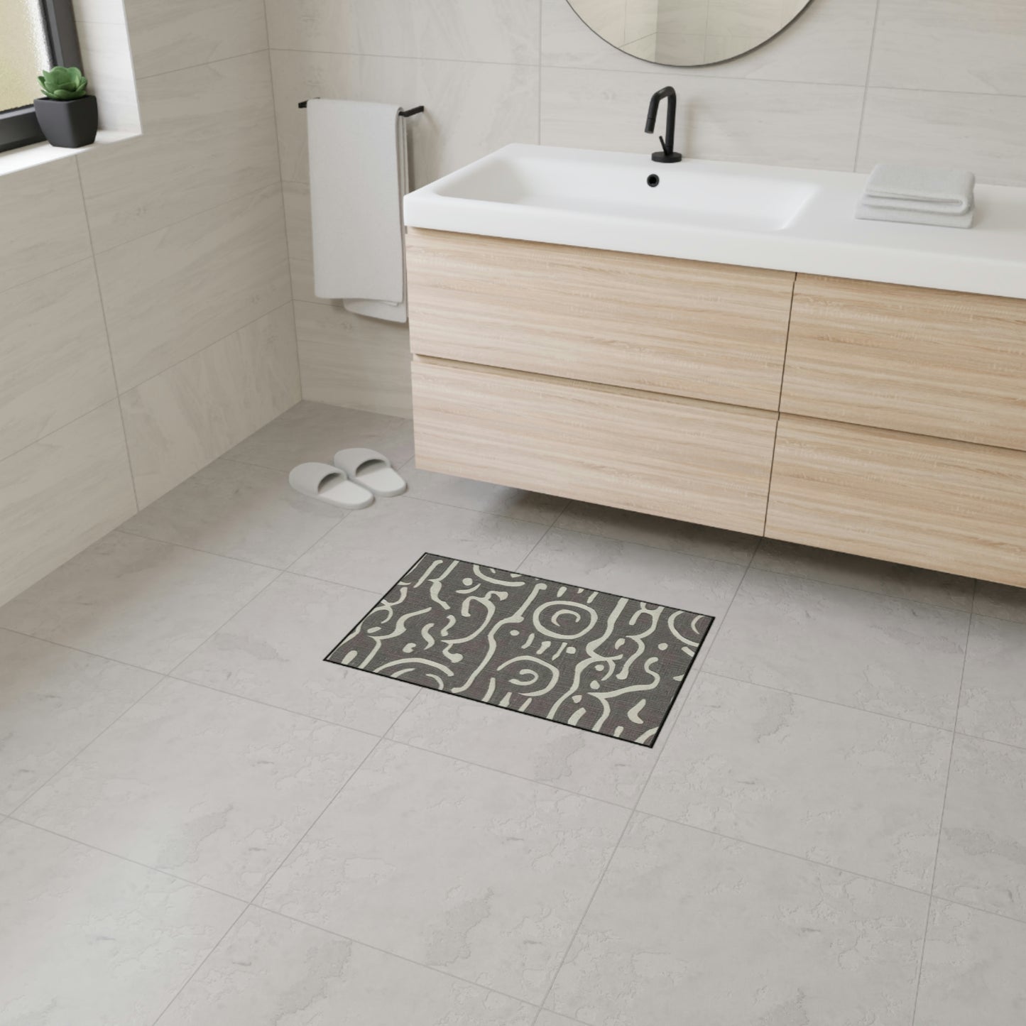 Heavy Duty Floor Mat - Lines