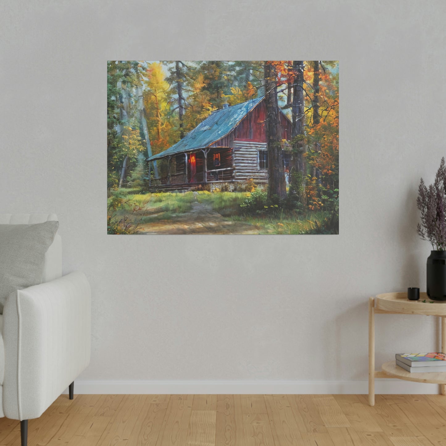 Mountain Cabin - Canvas Print