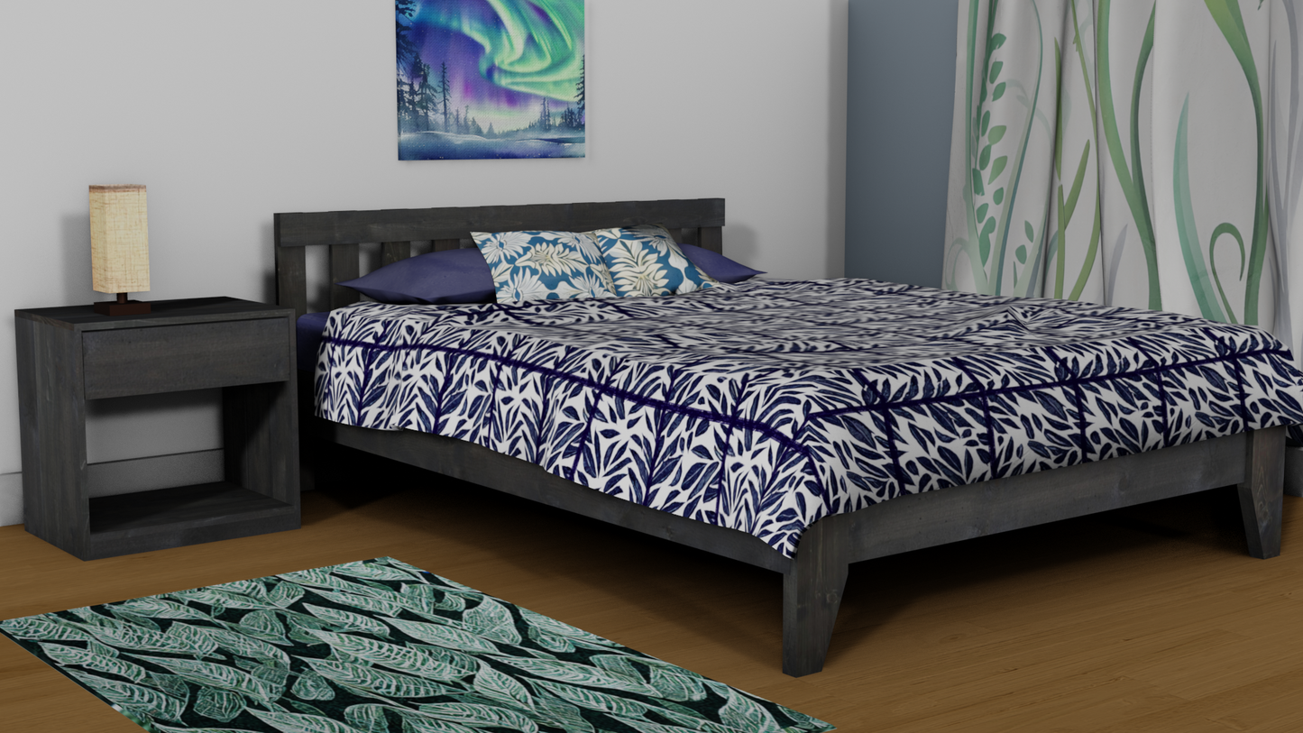 Low Profile Platform Bed - The Chambly