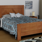 Nordic Style Wood Panel Bed Frame - The Kimberley - Premium Edition