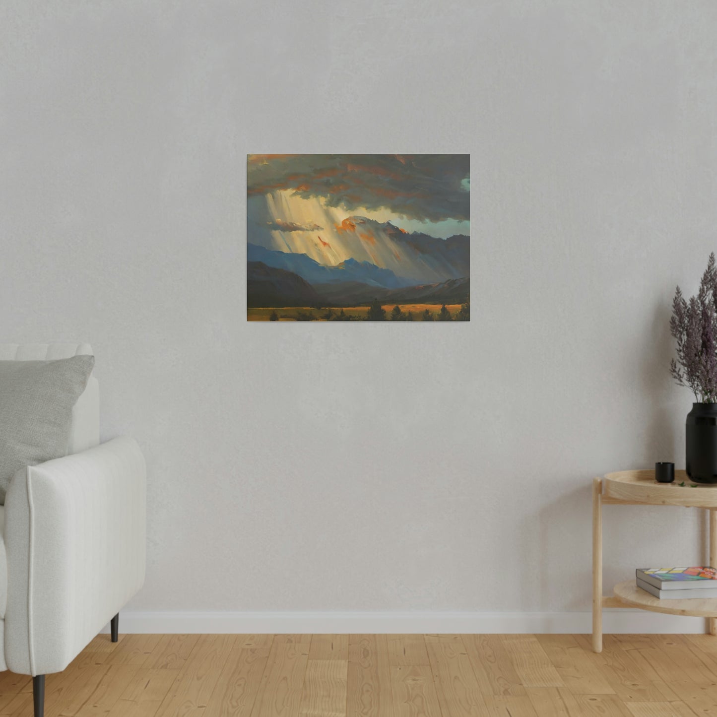 Mountain Storm - Canvas Print