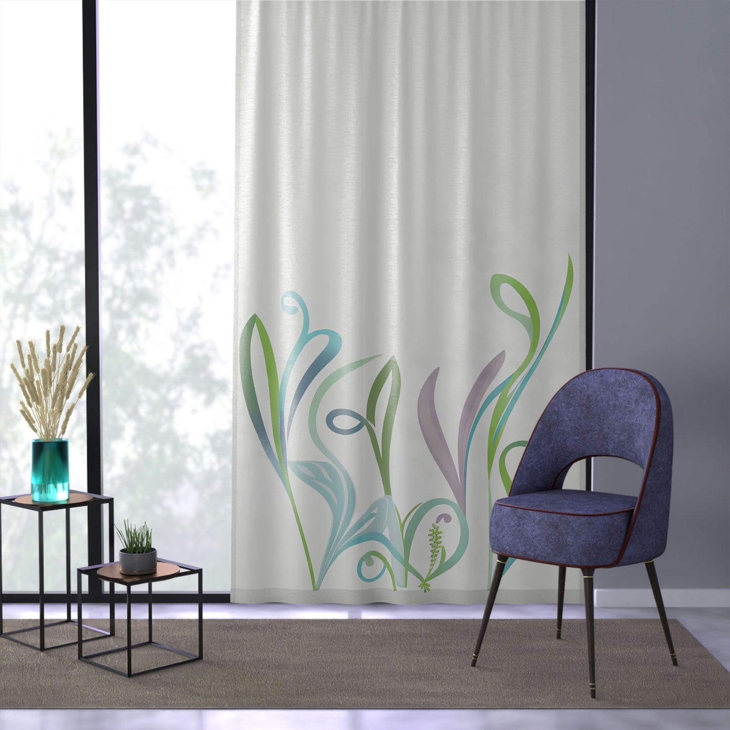 Window Curtain - Plant Design